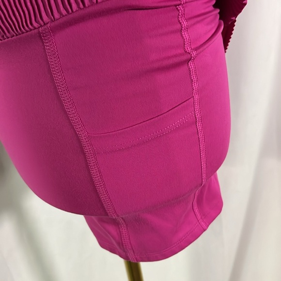 All In Motion Pink Micro Pleated Active Skort - Picture 10 of 16
